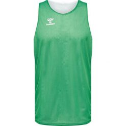 Koszulka do koszykówki Hummel Core Xk Reverse. Zielone koszulki sportowe męskie Hummel, m, bez wzorów, bez kołnierzyka, bez ramiączek, do koszykówki. Za 150.00 zł.
