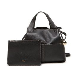 Torebka Furla. Czarne torebki do ręki damskie Furla, bez wzorów, klasyczne, bez dodatków. Za 1,739.00 zł.