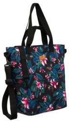 Wygodny shopper damski z poliestru - Rovicky. Torebki shopper damskie ROVICKY, z aplikacjami, zdobione, bez dodatków. Za 49.99 zł.