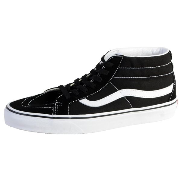 Tenisówki Vans Model Ua Sk8-mid Kolor Czarny. Czarne trampki i tenisówki damskie Vans, bez wzorów, ze skóry, klasyczne, bez zapięcia. Za 346.05 zł.