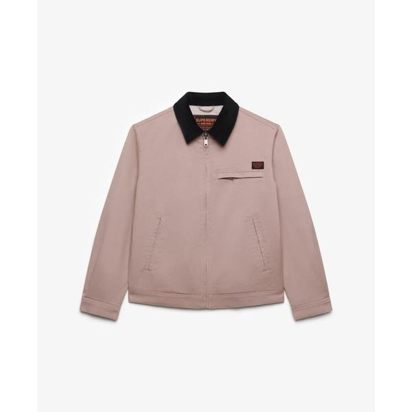 Kurtka damska z aksamitnym kołnierzem Superdry Ranch. Brązowe kurtki damskie Superdry., s, bez wzorów, prążkowane, bez kaptura. Za 353.50 zł.