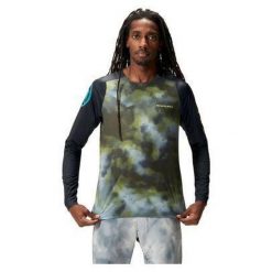 Longsleeve rowerowy męski Endura Pixel Cloud Ltd. Czarne bluzy męskie ENDURA, m, bez wzorów, bez kaptura. Za 199.99 zł.