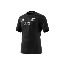 Koszulka do rugby krótki rękaw NZ replika 16-18. Koszulki sportowe męskie marki Adidas. Za 259.99 zł.