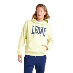 Męska bluza z kapturem Leone 1947 unbrushed – lekka bluza. Zielone buty sportowe męskie LEONE 1947 APPAREL, z tkaniny, bez zapięcia, na fitness i siłownię. W wyprzedaży za 139.75 zł.