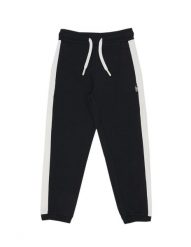 Neonowe spodnie dresowe dziewczęce. Czarne spodnie sportowe dla dziewczynek LEONE 1947 APPAREL, na lato, bez wzorów, z bawełny, na jogę i pilates. Za 105.21 zł.