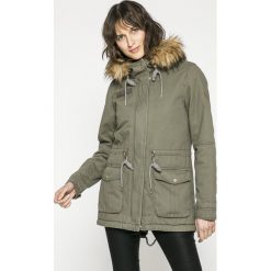 Only - Parka. Szare parki damskie Only, z bawełny. W wyprzedaży za 179.90 zł.