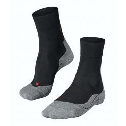 Skarpetki damskie Falke RU4 Wool. Czarne skarpety damskie Falke, bez wzorów, z materiału. Za 147.50 zł.
