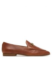 Nokwol Loafersy Gale Brązowy. Brązowe mokasyny damskie Nokwol, ze skóry. Za 459.99 zł.