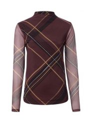 Studio Anneloes Koszulka z długim rękawem Kobiety Dzianina brązowy, M. Brązowe t-shirty damskie Studio Anneloes, m, bez wzorów, z dzianiny, bez kołnierzyka. Za 379.95 zł.