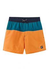 Szorty kąpielowe dziecięce Reima Palmu. Brązowe szorty dla chłopców Reima, na lato, bez wzorów, z materiału, sportowe. Za 119.99 zł.