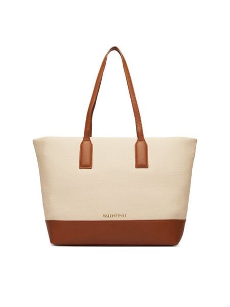 Valentino Torebka Atena Re VBS9PS01 Beżowy. Brązowe torebki do ręki damskie Valentino, bez wzorów, bez dodatków. Za 609.99 zł.