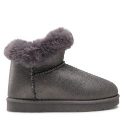 Śniegowce Nelli Blu. Szare śniegowce dziewczęce Nelli Blu, bez zapięcia. Za 119.99 zł.