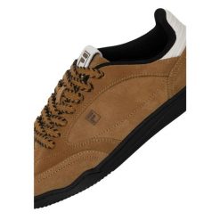 Buty damskie Fila Slantshot S. Brązowe obuwie sportowe damskie Fila, bez wzorów, ze skóry. Za 409.99 zł.