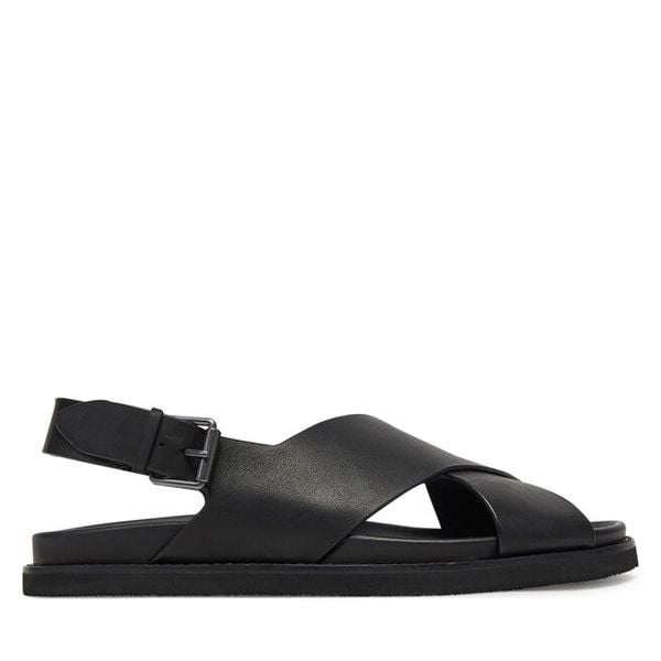 Sandały Polo Ralph Lauren. Czarne sandały męskie Polo Ralph Lauren, bez zapięcia. Za 493.99 zł.