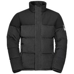 KURTKA ZIMOWA MĘSKA Jack Wolfskin NATURE CORDUROY JACKET W 1206171_635. Czarne kurtki męskie Jack Wolfskin, na zimę, m, bez wzorów, z dresówki, trekkingowe. Za 1,059.01 zł.