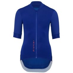 Koszulka rowerowa (z krótkim rękawem) damska SILVINI Women Jersey TRAFOIA. Niebieskie koszulki sportowe damskie Silvini, s, bez wzorów, z jersey, bez kołnierzyka, bez ramiączek, rowerowe. Za 369.99 zł.