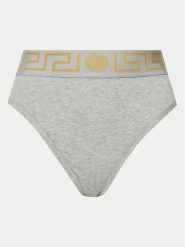 Versace Figi klasyczne z wysokim stanem Greca Border AUD01050 Szary. Szare figi damskie Versace, bez wzorów, z bawełny. Za 209.99 zł.