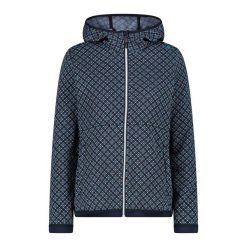 Damska kurtka z kapturem CMP. Niebieskie kurtki sportowe damskie CMP, bez wzorów, z kapturem, trekkingowe. Za 323.50 zł.