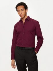 Hugo Koszula C-Jenno 50289499 Bordowy Slim Fit. Czerwone koszule męskie Hugo, m, bez wzorów, z bawełny, biznesowe, bez kołnierzyka, bez ramiączek. Za 319.99 zł.