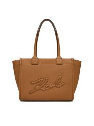 KARL LAGERFELD Torebka A4W30258 Brązowy. Brązowe torebki do ręki damskie KARL LAGERFELD, bez wzorów, ze skóry, bez dodatków. Za 799.99 zł.