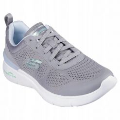 Buty na co dzień damskie SKECHERS SKECH-AIR DYNAMIGHT 2.0. Szare obuwie sportowe damskie Skechers, bez wzorów, trekkingowe, Skechers Sport. Za 264.00 zł.