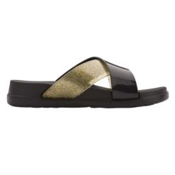 Klapki basenowe damskie Coqui Nela. Czarne klapki damskie Coqui, bez wzorów, eleganckie, bez obcasa, na platformie. Za 64.00 zł.