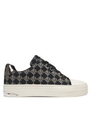 DKNY Trampki York Lace UP Sneak K2533982 Czarny. Czarne trampki i tenisówki damskie DKNY, bez wzorów, z materiału, bez zapięcia. Za 309.99 zł.