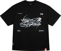 Skinarma T-Shirt Bolt L czarny/black. Czarne t-shirty męskie SKINARMA, l, bez wzorów, bez kołnierzyka. Za 193.97 zł.