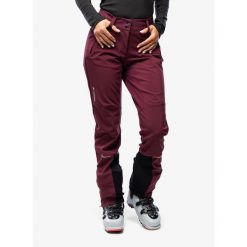 Spodnie softshell damskie Vaude Larice Pants IV. Czerwone spodnie materiałowe damskie Vaude, s, bez wzorów, z softshellu. Za 518.99 zł.