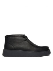 Clarks Trzewiki Torview Hi 26183440 Czarny. Czarne botki męskie Clarks, bez wzorów, ze skóry, bez zapięcia. Za 609.99 zł.