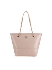 Nine West Torebka BW2A0079 Beżowy. Brązowe torebki do ręki damskie Nine West, bez wzorów, z tworzywa sztucznego, bez dodatków. Za 229.99 zł.