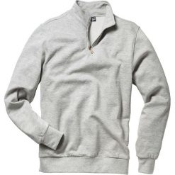 Bluza ze stójką Regular Fit bonprix jasnoszary melanż. Bluzy męskie marki bonprix. Za 69.99 zł.