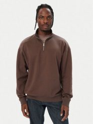 HUGO Bluza Durty244 50525881 Brązowy ciemny Relaxed Fit. Brązowe bluzy męskie Hugo, m, bez wzorów, z bawełny, bez kaptura. Za 449.99 zł.