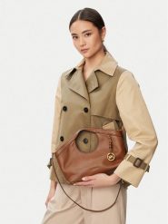 MICHAEL Michael Kors Torebka 32T6AX6C2L Brązowy. Brązowe torebki do ręki damskie MICHAEL Michael Kors, bez wzorów, ze skóry, bez dodatków. Za 1,329.00 zł.