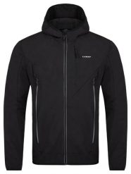 Męska kurtka softshell Loap Ural czarna. Czarne kurtki męskie ÀLG, na jesień, m, bez wzorów, z elastanu, bez kaptura. Za 349.99 zł.