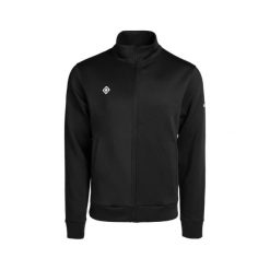 Kurtka dresowa męska MODENA JACKET M z kieszenią na piersi i sportowym stylem. Czarne kurtki sportowe męskie IZAS, m, bez wzorów, z dresówki, na fitness i siłownię. W wyprzedaży za 204.30 zł.