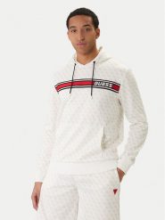 Guess Bluza Z4BQ30 K7122 Écru Regular Fit. Bluzy męskie Guess, m, z aplikacjami, z syntetyku, bez kaptura. Za 519.99 zł.