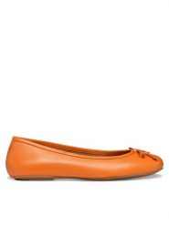 Geox Baleriny D Palmaria D25MUB 000TU C2008 Pomarańczowy. Brązowe baleriny damskie Geox, bez wzorów, ze skóry, bez obcasa. Za 209.99 zł.