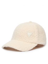 Guess Czapka z daszkiem V6YZ06 W3269 Kremowy. Białe rękawiczki damskie Guess, z aplikacjami, z poliesteru. Za 174.99 zł.