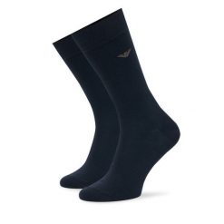 Skarpety długie EA7 Emporio Armani. Niebieskie skarpety męskie EA7 Emporio Armani, bez wzorów. Za 69.99 zł.
