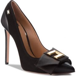 Szpilki ELISABETTA FRANCHI - SA-07L-86E2-V469 Nero 110. Czarne szpilki damskie Elisabetta Franchi, z materiału. Za 2,399.00 zł.