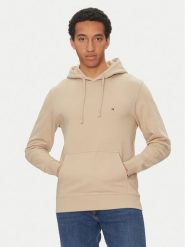 Tommy Hilfiger Bluza Essential MW0MW37235 Beżowy Regular Fit. Brązowe bluzy męskie Tommy Hilfiger, m, bez wzorów, z bawełny, bez kaptura. Za 349.99 zł.