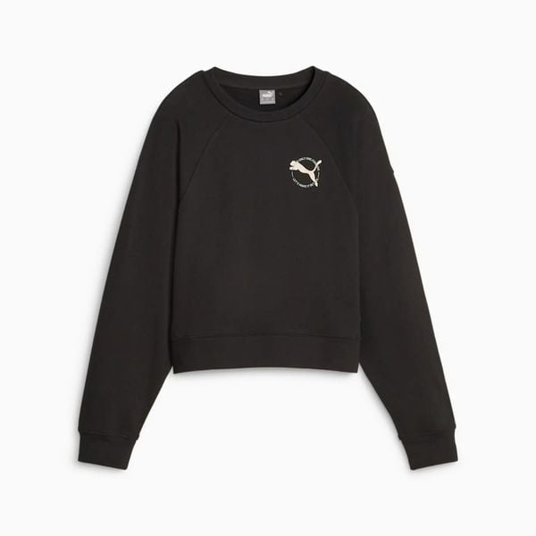 Bluza damska Puma BETTER SPORTSWEAR TR czarna 67606701 r M. Czarne bluzy damskie Puma, m, bez wzorów, z bawełny, bez kaptura. Za 167.29 zł.