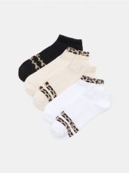 Skarpetki krótkie 5 pack - wielobarwny. Skarpety damskie Sinsay, bez wzorów. Za 15.99 zł.