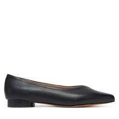 Baleriny Lasocki. Czarne baleriny damskie Lasocki, bez wzorów, bez obcasa. Za 189.99 zł.