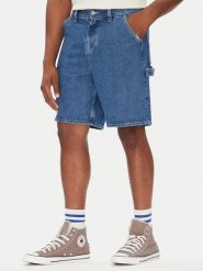 Element Szorty jeansowe Carpenter ELYDS00102 Niebieski Relaxed Fit. Niebieskie szorty męskie Element, m, bez wzorów, z bawełny. Za 239.99 zł.