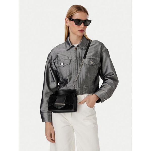 Torebka KARL LAGERFELD. Czarne listonoszki damskie KARL LAGERFELD, bez wzorów, bez dodatków. Za 960.99 zł.