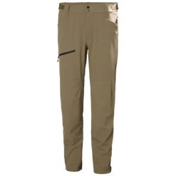 Spodnie turystyczne Helly Hansen Blaze Softshell. Brązowe spodnie snowboardowe męskie Helly Hansen, m, bez wzorów, z elastanu, narciarskie. Za 635.00 zł.