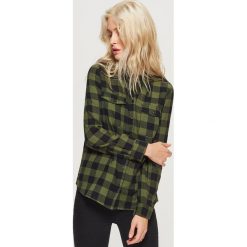 Koszula w kratę - Khaki. Brązowe koszule damskie Cropp. Za 49.99 zł.