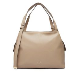 Torebka Armani Exchange. Brązowe torebki do ręki damskie Armani Exchange, bez wzorów, klasyczne, bez dodatków. Za 729.99 zł.